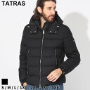 タトラス ダウンジャケット メンズ タトラス ダウンジャケット メンズ TATRAS ドミツィアーノ DOMIZIANO ダウン フード着脱 フルジップ ブランド アウター ジャケット ブルゾン 定番 黒 クロ スリムフィット 撥水 大きいサイズあり TRMTAT23A4289