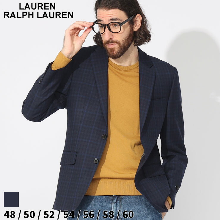 ラルフ ローレン テーラードジャケット メンズ ローレン ラルフローレン ジャケット LAUREN RALPH LAUREN メンズ テーラード チェック柄 シングル ULTRAFLEX 紺 ネービー ブランド アウター フォーマル ウール 大きいサイズあり RLLOFT12R2L022 SALE_2_c