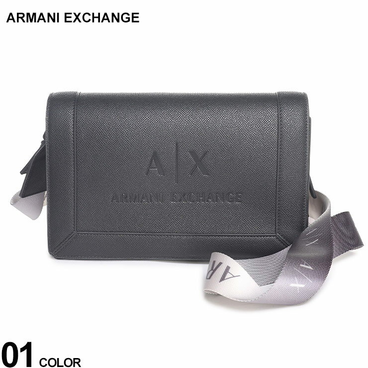 アルマーニ バッグ ARMANI EXCHANGE アルマーニ エクスチェンジ レディース ショルダーバッグ ロゴ フラップ 黒 クロ ブランド 鞄 コンパクト AEL942913CC789 SALE_5_a