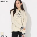 プラダ パーカー PRADA レディース フーディー プルパーカー スウェット ロゴエンブロタリー プルオーバー ブランド トップス フード ボーダー 大きいサイズあり PRL134677 SALE_8_a