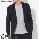 カルバンクライン ジャケット Calvin Klein メンズ テーラード ストレッチ 無地 シングル SLIMFIT 紺 ネービー ブランド アウター フォーマル セットアップ対応 大きいサイズあり CKMODESTO7RY001 SALE_2_c SALE_2_c