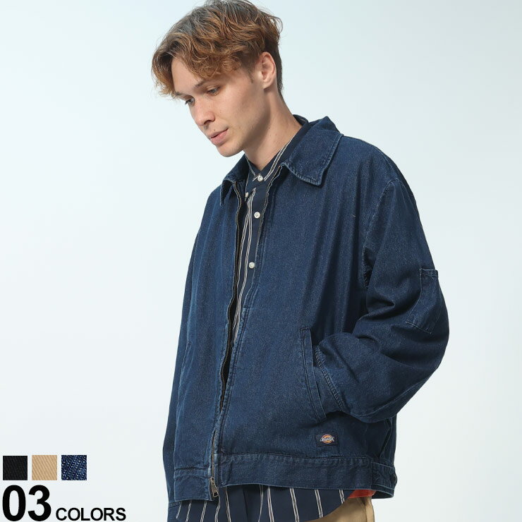 ディッキーズ Dickies (ディッキーズ) コットン フルジップ ジャケットメンズ 男性 トップス アウター ジャケット ブルゾン 無地 31784130