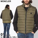 ◆エントリーでさらにポイント 4倍◆モンクレール ダウンベスト MONCLER メンズ ダウン ジレ ロゴ スタンド TARN ターン ブランド アウター ジップ 防寒 秋冬 スリムフィット 撥水加工 大きいサイズ MCTARN3