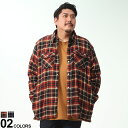 大きいサイズ メンズ Dickies (ディッキーズ) 裏ボア チェック フランネル 長袖 シャツ ジャケット ネルシャツ ボア TJ210D22(4)