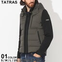 タトラス インナーダウン メンズ ◆エントリーでさらにポイント+4倍◆タトラス ダウンジャケット TATRAS メンズ ダウン ショートダウン フード着脱 切り替え フルジップ TARO タロ ブランド アウター インナーダウン ジャケット ブルゾン 止水ジップ 大きいサイズあり TRMTAT23A4840