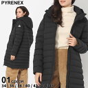 ピレネックス ダウンコート PYRENEX レディース ダウン コート フード着脱 フルジップ ロゴ SPOUTNIC 2 SOFT COAT スプートニック クロ..