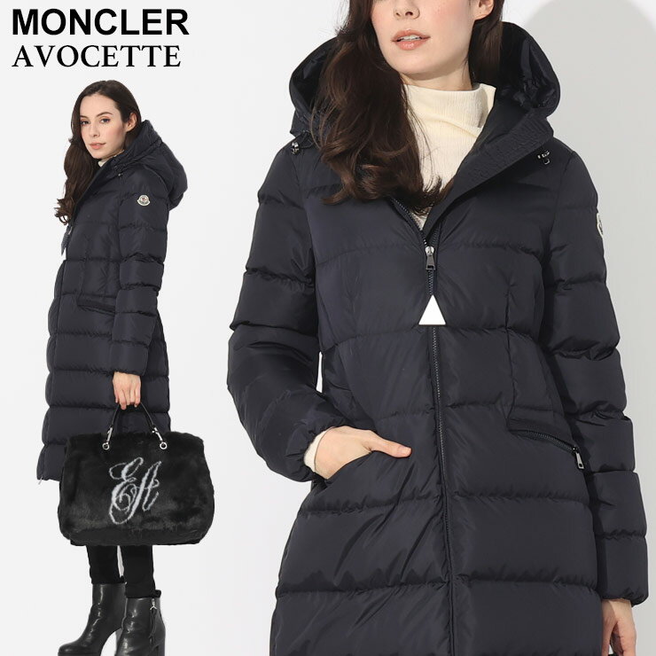 モンクレール モンクレール ダウンコート レディース MONCLER ダウン ナイロン AVOCETTE 紺 ネイビー ブランド アウター コート ブルゾン レギュラーフィット 撥水 大きいサイズあり MCLAVOCETTE3