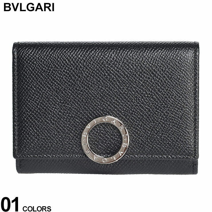 ブルガリ 名刺入れ（メンズ） ブルガリ カードケース メンズ BVLGARI ロゴクリップ ブランド 男性 黒 ブラック 財布 ウォレット 名刺入れ ロゴ レディース レザー BLG30420 2024_vt SALE_5_b