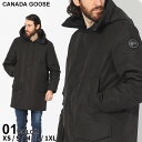 カナダグース カナダグース ダウン CANADA GOOSE メンズ ダウンジャケット Langford Parka ラングフォード 黒 クロ ブランド アウター ジャケット ブルゾン クラシックフィット 大きいサイズあり 定番CG2052MB