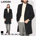 ラルディーニ ラルディーニ コート LARDINI メンズ チェスターコート シングル クロ 黒 ブランド アウター ビジネス フォーマル カシミヤ 大きいサイズあり LDIT23032C61635