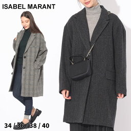 イザベルマラン イザベルマラン コート ISABEL MARANT レディース チェスターコート ウールコート ヘリンボン シングル ブランド アウター ウール 大きいサイズあり IMLA0087FAA3D17