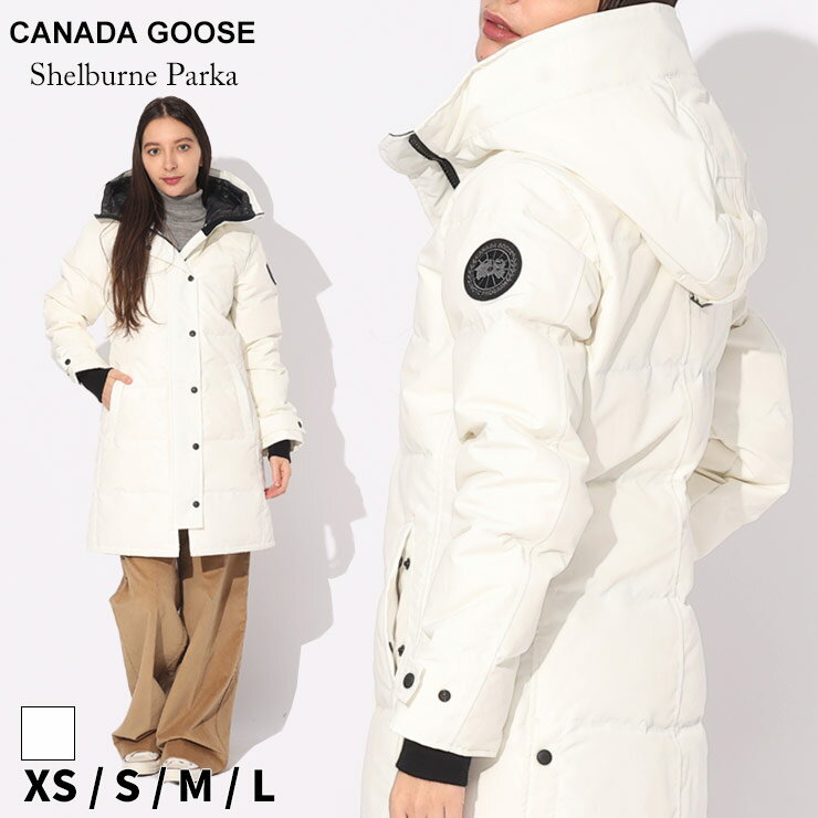 カナダグース ダウン レディース カナダグース ダウン CANADA GOOSE レディース ダウンコート Shelburne Parka シェルバーン ダウンジャケット 白 シロ ブランド アウター コート ブルゾン ロング 定番 大きいサイズあり CGL3802WB