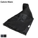 カルバンクライン マフラー Calvin Klein メンズ ロゴ ブランド ストール フリンジ ビジネス フォーマル ギフト プレゼント CK200328 2024_vt