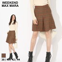 ウィークエンド マックスマーラ ショートパンツ WEEKEND MAX MARA レディース パンツ キュロット BRAMA ブランド ボトムス ハーフパンツ チェック ウール 大きいサイズあり MXLBRAMA SALE_8_a