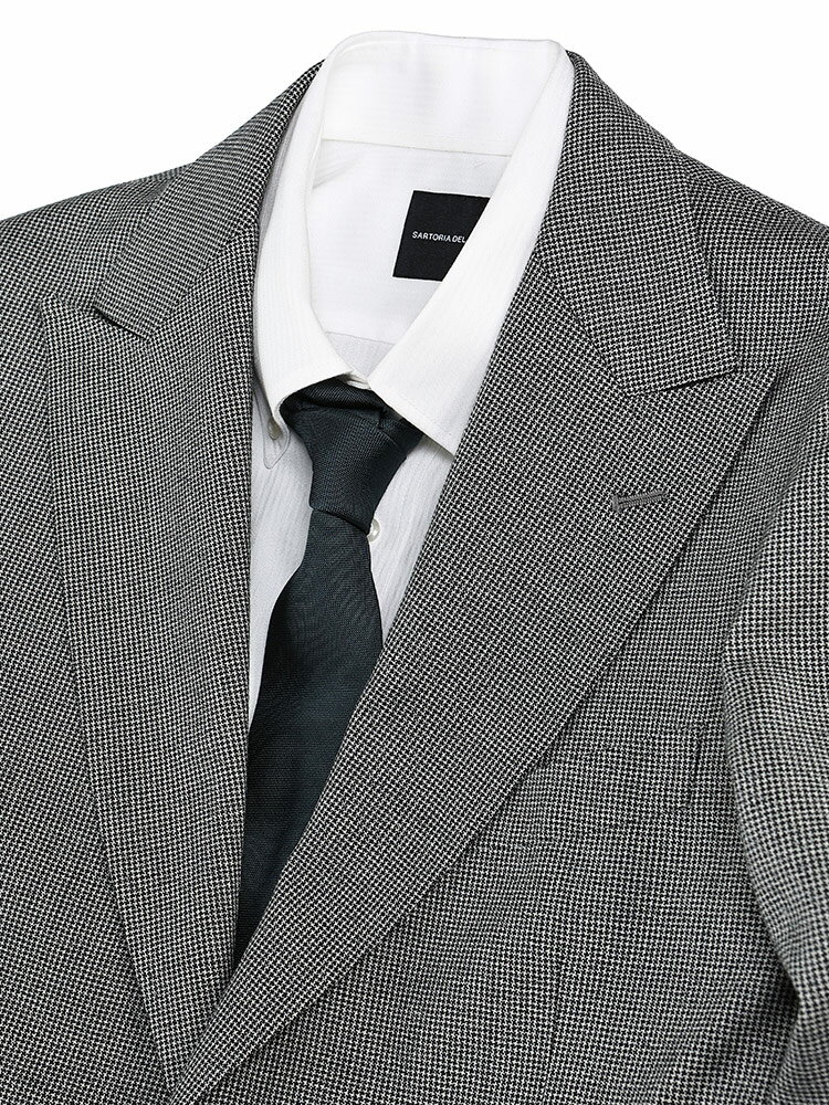 【最大7,000円OFFクーポン配布】スーツ メンズ ビジネス 紳士 ピークドラペル シングル ツータック FIGItex イタリア ビジネススーツ メンズスーツ SARTORIA DEL G メンズショップサカゼン