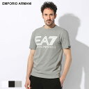 アルマーニ 服 メンズ アルマーニ Tシャツ EMPORIO ARMANI EA7 エンポリオアルマーニ メンズ 半袖 カットソー ロゴ プリント 黒 クロ 白 シロ ブランド トップス シャツ 大きいサイズあり EA73DPT37PJMUZ SALE_1_a