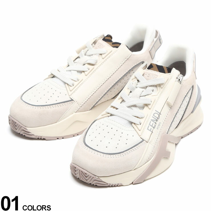 フェンディ スニーカー FENDI レディース スエード ローカットスニーカーフェンディ フロー ブランド シューズ 靴 ローカット 大きいサイズあり FDL8E8458AOMD sale_8_aのサムネイル