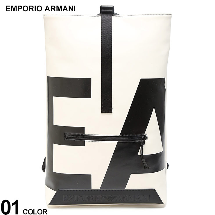 アルマーニ バッグ EMPORIO ARMANI エンポリオアルマーニ メンズ リュック バックパック BIGロゴ ラバー ブランド 鞄 A4サイズ EAY4O440YQ14V