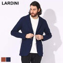 ラルディーニ ジャケット LARDINI メンズ ニットジャケット ブレザー カーディガン シングル 2ツ釦 ケーブルニット 紺 ネービー 茶色　ブランド アウター 大きいサイズあり LDLJM5662001 SALE_2_c