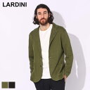 ラルディーニ ジャケット LARDINI メンズ ニットジャケット ブレザー シングル 2ツ釦 コットンリネン ニット 黒 クロ 緑 ミドリ ブランド アウター 大きいサイズあり LDLJM5662005 SALE_2_c SALE_2_c