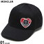 モンクレール MONCLER ハートロゴワッペン キャップ MC3B000320U162 ブランド メンズ 男性 帽子 キャップ ベースボールキャップ