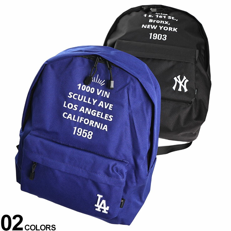 MLBロゴ刺繍 CORDURA デイパック バックパック MBBK163D22 メンズ レディース バッグ 鞄 バックパック リュック