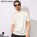 アルマーニ EMPORIO ARMANI エンポリオアルマーニフロントミニ刺繍ロゴ クルーネック 半袖 Tシャツ EA3D1TA21JUVZ ブランド メンズ 男性 トップス Tシャツ 半袖 シャツ SALE_1_a