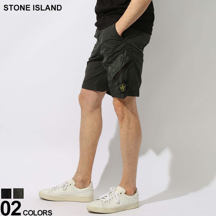 STONE ISLAND (ストーンアイランド) NYLON METAL カーゴ バミューダ ショートパンツ SI8015L1719 ブランド メンズ 男性 ボトムス パンツ ショーツ 春 夏 sale_3_a