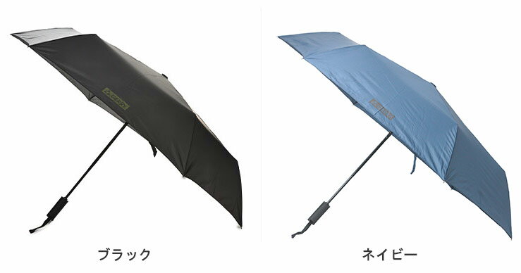 GERRY ジェリー 大判 折り畳み傘 ワンポイント ロゴ 自動開閉 大判 折傘 65cm レディース 小物 傘 雨具 レイングッズ 大きいサイズ メンズ ブラック ネイビー