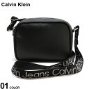 Calvin Klein (カルバンクライン) フェイクレザー ワンポイントロゴ クロスボディバッグ CKLK60K611554 ブランド レディース バッグ 鞄 ショルダーバッグ コンパクト