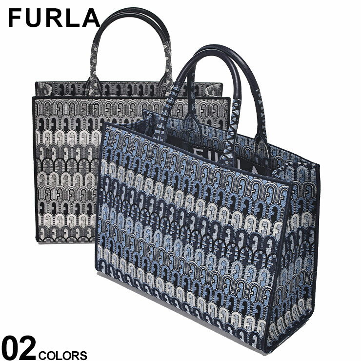 FURLA (フルラ) ジャガード生地 エスニック幾何学プリント オポチュニティー トートバッグ FRWB00255A0459 ブランド レディース バッグ 鞄 トート トートバッグ SALE_5_a