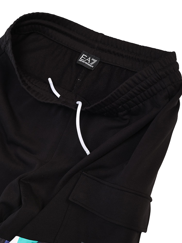 エンポリオアルマーニ EMPORIO ARMANI EA7 裾切替 ワイドポケット ウエストコード ...