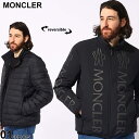 モンクレール キルティングジャケット メンズ ★期間限定値下げ!!★MONCLER (モンクレール) ナイロン＆キルティング加工 ビッグリフレクターロゴ リバーシブル ダウンジャケット MCPONSET4 ブランド メンズ 男性 アウター ジャケット ブルゾン ダウン