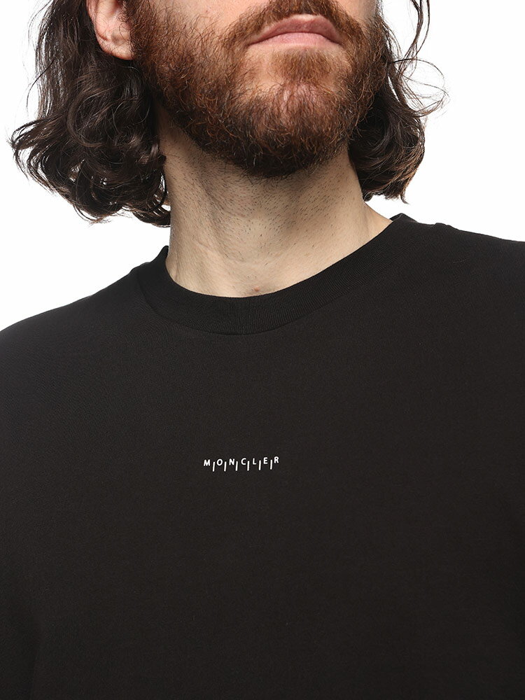モンクレール MONCLER バックステッチロゴ クルーネック 半袖 Tシャツ MC8C0003289...