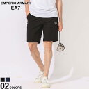 EMPORIO ARMANI EA7 (エンポリオ アルマーニ) EA7 VENTUS7 ロゴプリント ジップフライ ショート ゴルフパンツ EA73DPS02PNTFZ ブランド メンズ 男性 ボトムス ショーパン スポーツ 半ズボン