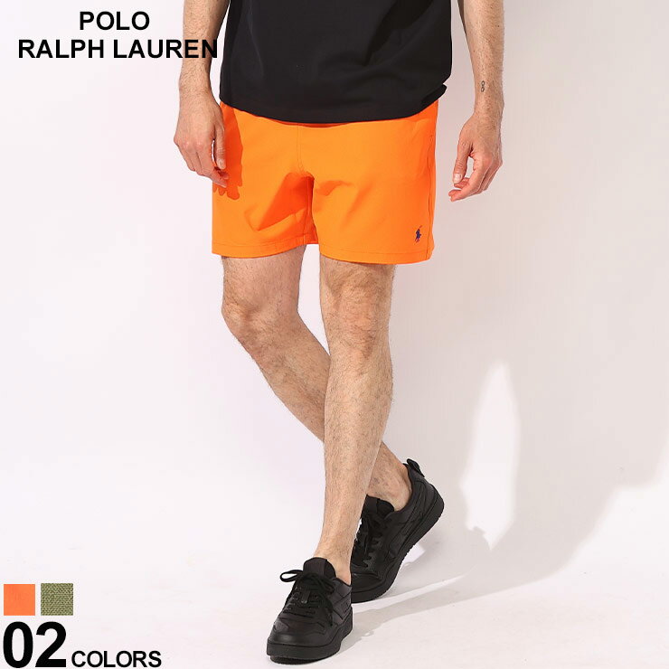 POLO RALPH LAUREN (ポロラルフローレン) ワンポイントロゴ 無地 バックポケット メッシュインナー付き スイムショーツ RL710829851 ブランド メンズ 男性 ボトムス 水着 スイムパンツ ショーツ