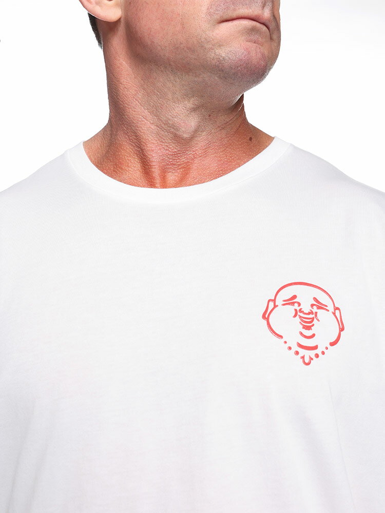 TRUE RELIGION (トゥルーレリジョン) ペイントタッチ バックプリント 半袖 Tシャツ SS RAISED PAINT TEE 107939D22 大きいサイズ メンズ トップス コットン クルー プリント