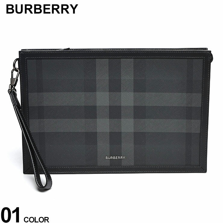 BURBERRY バーバリー クラッチバッグ 黒 レザー - ビジネスバッグ BURBERRY バーバリー クラッチバッグ 黒 レザー - ビジネスバッグ