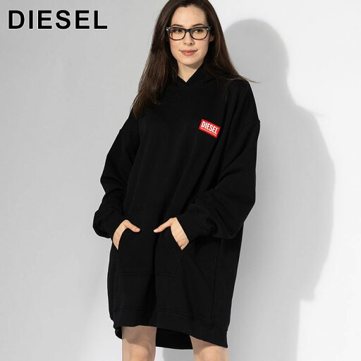 ディーゼル DIESEL ボックスロゴ ポケット付き パーカーワンピース DSLA149300ILAC ブランド レディース トップス ワンピース プルオーバー 長袖 ディーゼル DIESEL ボックスロゴ ポケット付き パーカーワンピース DSLA149300ILAC ブランド レディース トップス ワンピース プルオーバー 長袖