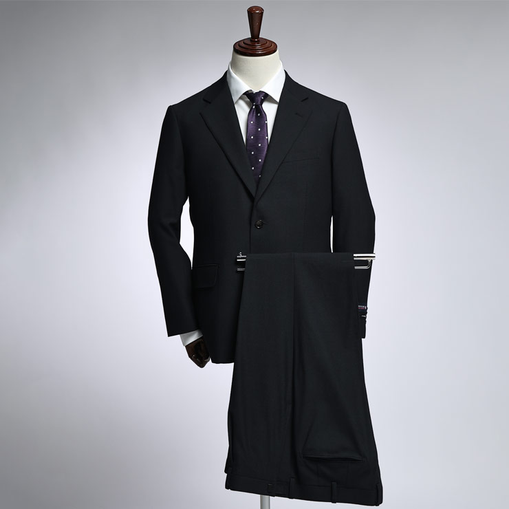 HYBRIDBIZ (ハイブリッドビズ) SUPERMOVE シングル 2ツ釦 ウエストアジャスター ツーパンツ スーツ【BB 体 洗える 2パンツ ワンタック アジャスター アジャスター片側±3cm（両側合計±6cm）調整可能】