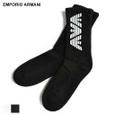 エンポリオアルマーニ EMPORIO ARMANI ロゴ リブ ソックス 2足セット EAU3031224F300 ブランド メンズ 男性 ソックス 靴下 クルーソックス 2足組