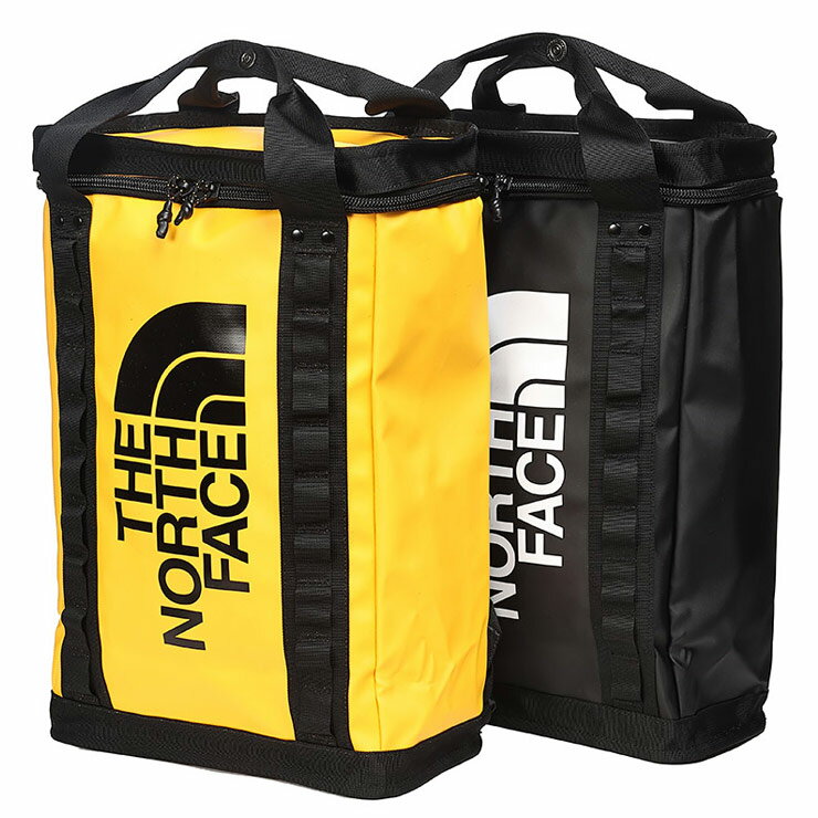 THE NORTH FACE ザ ノースフェイス バックパック リュック 大きいサイズ メンズ スクエア バックパック EXPLORE FUSEBOX L メンズ レディース バッグ 鞄 通勤 通学 - ブラック サミットゴールド
