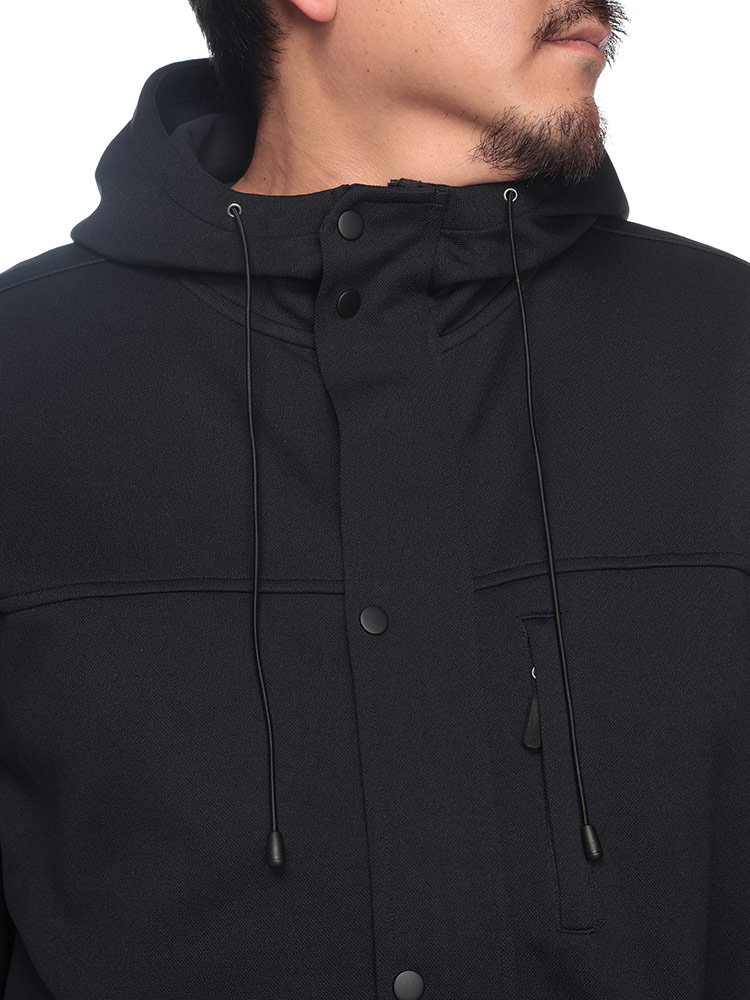 B＆T CLUB (ビーアンドティークラブ) 快ラクWEAR 鹿の子 ダンボール マウンテンパーカー 7742824 大きいサイズ メンズ アウター ジャケット ストレッチ フード ジップ