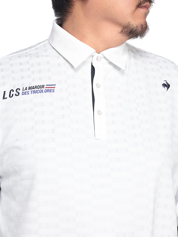 le coq sportif (ルコックスポルティフ) ドライ ストレッチ 長袖インナー 半袖 ポロシャツ セット LG4FTZ01MW 大きいサイズ メンズ トップス ポロシャツ ゴルフ Tシャツ スポーツ