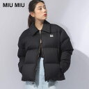 ミュウミュウ MIU MIU 総柄プリント フルジップ ダウンジャケット MIUML108215PR ブランド レディース アウター ジャケット ダウン 防寒 ...