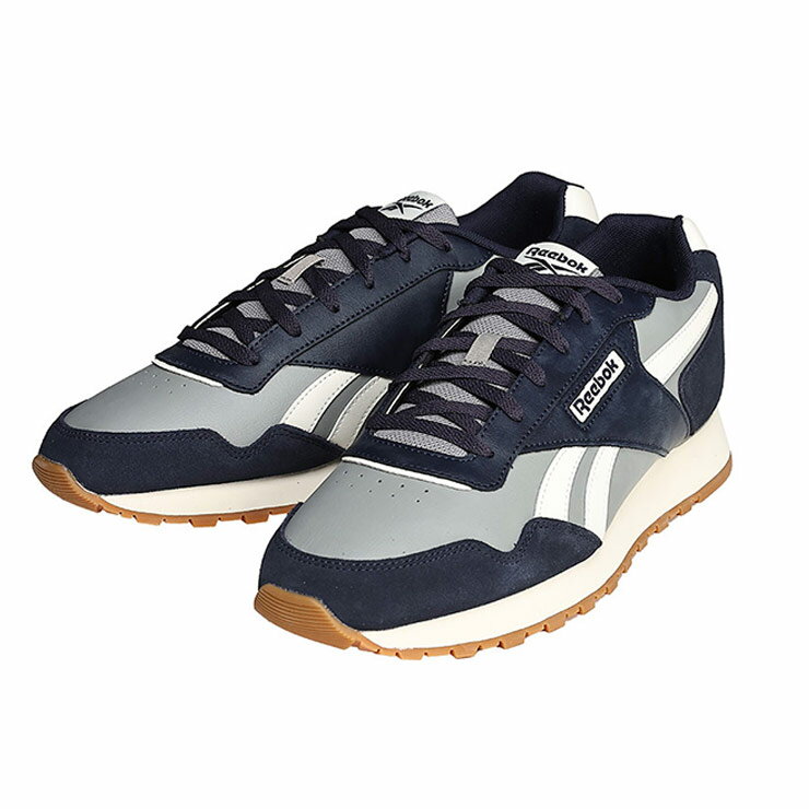 樂天商城 - REEBOK (リーボック) レザー×スエード グライド ローカットスニーカー GLIDE 115921D22 大きいサイズ メンズ シューズ 靴 スニーカー ローカット ランニング スポーツ