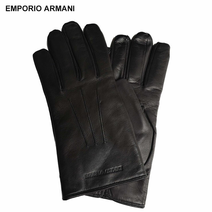 【クーポン利用で最大10,000円OFF】エンポリオアルマーニ EMPORIO ARMANI ラムレザー 裏ウール グローブ EA624139CC203 ブランド メンズ 男性 グローブ 手袋 防寒 秋冬 ギフト sale_6_f