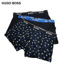 ヒューゴボス HUGO BOSS ロゴウエスト 前閉じ ボクサーパンツ 3枚セット HB50517829 ブランド メンズ 男性 下着 ボクサーパンツ セット ...