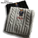 ポロラルフローレン POLO RALPH LAUREN ベア刺繍 ニット マフラー RLPC1036F4 ブランド メンズ 男性 マフラー 通勤 通学 防寒 秋...