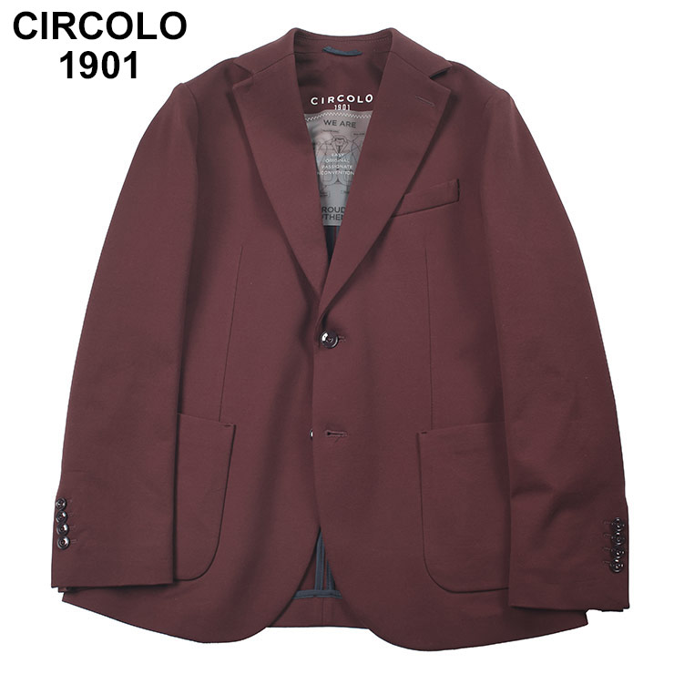乐天商城 - チルコロ1901 CIRCOLO 1901 ストレッチ シングル ジャケット CICN4494 ブランド メンズ 男性 アウター ジャケット テーラード sale_2_c